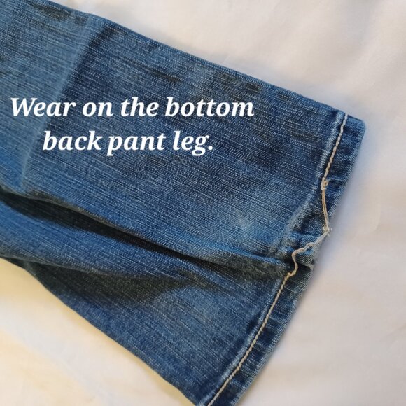 Maurices Womens Jeans Bootcut Midrise Dark Wash Stretch Size 11/12 R Size 12 - Picture 7 of 11